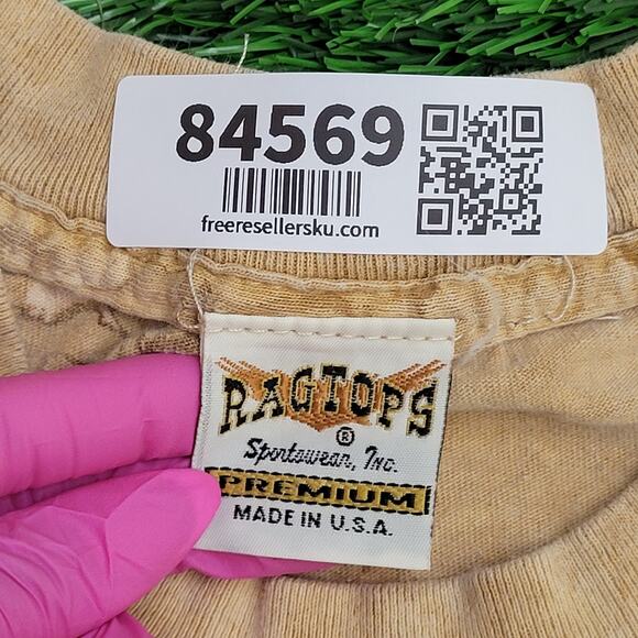 Vintage 90s Native-American Spiritual Shirt 2XL 25x30 Brown - Picture 6 of 14